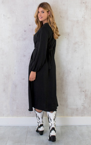 Midi-Pocket-Dress-Zwart-7
