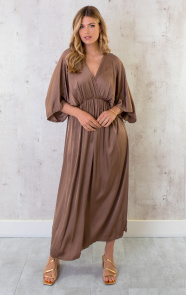Oversized-Satin-Dress-Camel-4