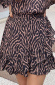 Overslag-Zebra-Skirt-Camel
