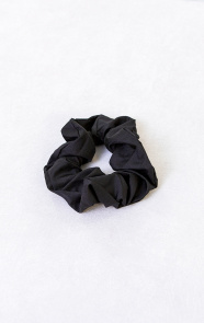 Scrunchie-Silk-Black