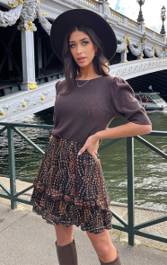 Knitted-Top-Pofmouwen-Choco