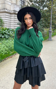 Oversized-Gebreide-Trui-Bright-Green-2