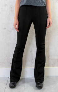 Flared-Broek-Met-Naad-Zwart-3