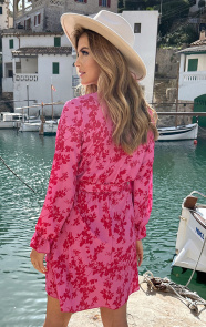 Laagjes-Jurk-Bloemen-Roze-Rood-8