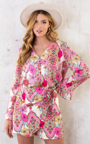 Bloemen-Knopen-Blouse-Roze-3