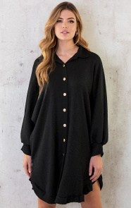 Blouse-Jurk-Oversized-Zwart-5