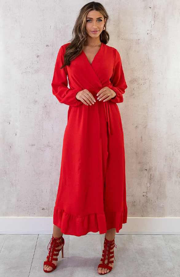 Maxi-Jurk-Split-Rood-6