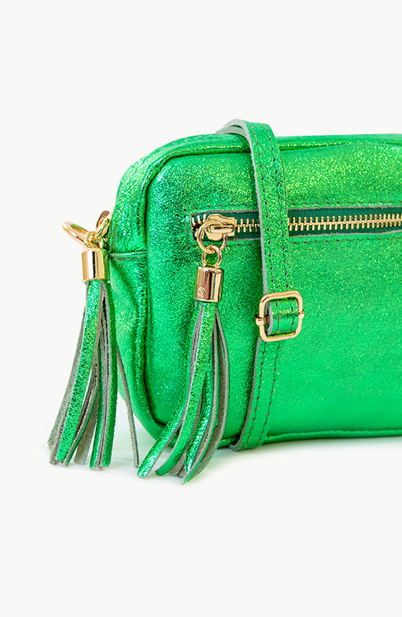 Tas Kyra leer moss green main image 0
