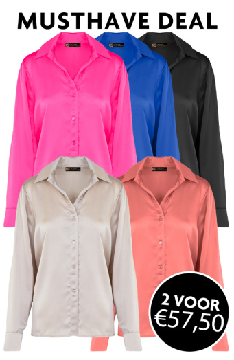 Musthave Deal Silk Oversized Blouses