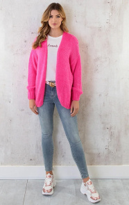 Oversized-Knitted-Vest-Neon-Pink-5-1