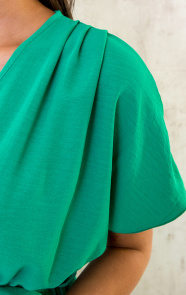 Sicily-V-neck-Dress-Bright-Green