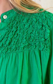 Katoenen-Oversized-Detail-Blouse-Bright-Green-1