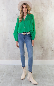 Katoenen-Oversized-Detail-Blouse-Bright-Green-2