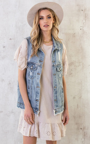 Mousseline-Embroidery-Oversized-Jurk-Beige-2-1