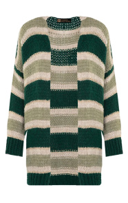 midi-knitted-vest-gestreept-smaragd