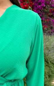 Maxi-Jurk-Split-Bright-Green-3