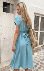 Midi-Knopen-Jurk-Sevilla-Mint-2