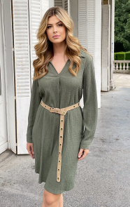 Smocked-Blouse-Dress-Army-4