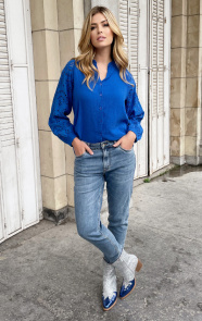 Mousseline-Blouse-Embroidery-Kobalt-2