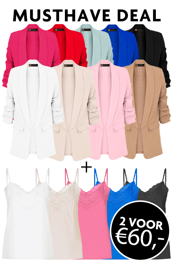 deal-limited-blazer-silk-lace-spaghetti-top