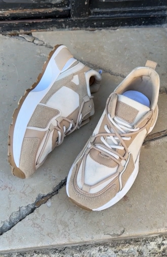 Dad-Sneaker-Paris-Beige