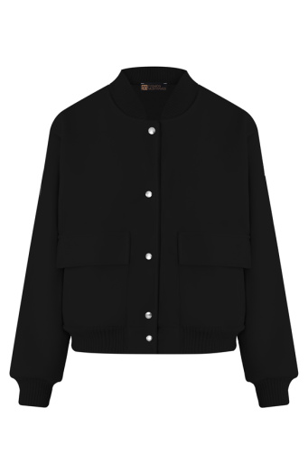 Soft Bomberjacket Zwart