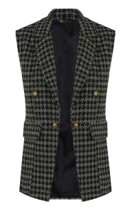 Tweed-Luxury-Gilet-Army