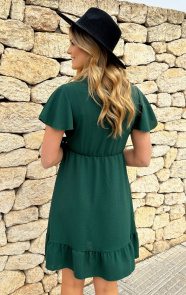 Toscane-V-hals-Jurk-Smaragd-17