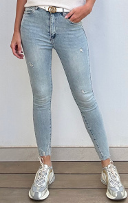 Skinny-Jeans-High-Waist-Damaged-Vintage-Blue-2