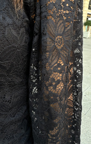 Kanten-Pofmouwen-Sleeve-Zwart-46