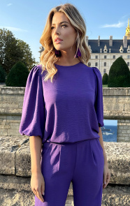 Mila-Puff-Sleeve-Top-Dark-Purple-2