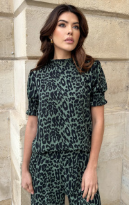 Mila-Short-Sleeve-Top-Leopard-Army3-5