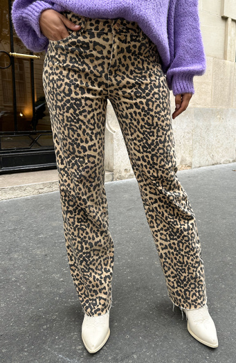 Mom Jeans Leopard