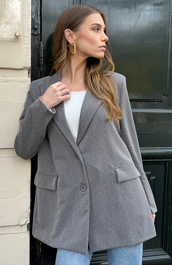 Luxury-Strass-Blazer-Grijs44-5