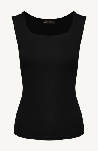 Essence Top Square Neck Black