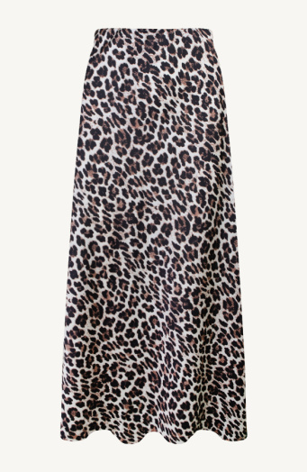 Silk Skirt Leopard