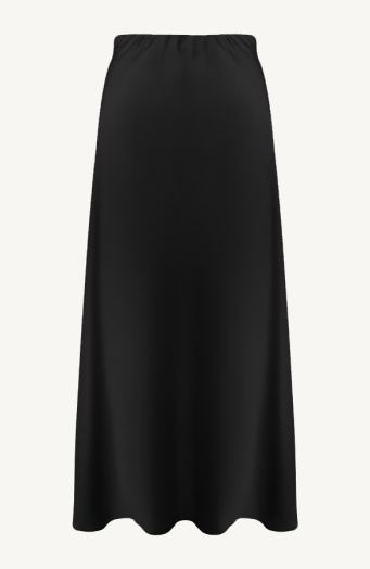 Silk Skirt Zwart