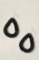 Oval-Black-Oorbellen