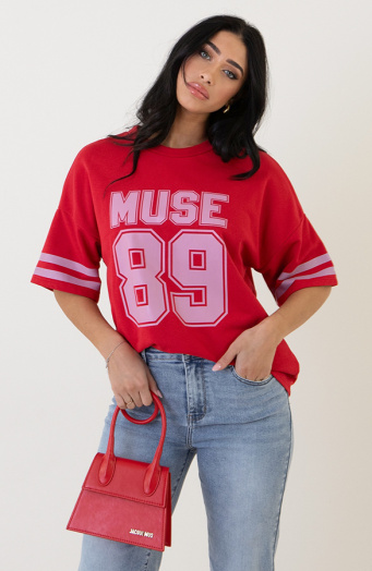 T-shirt With Muse 89 Rood