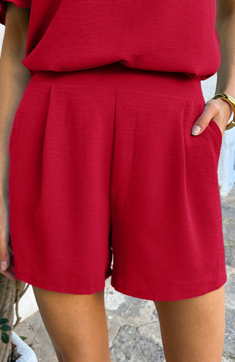 Mila Short Bordeaux