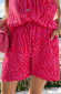 Mousseline-Zebra-Print-Short-Roze-
