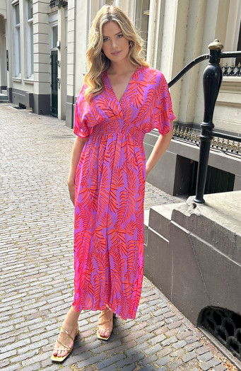 Zomerse Maxi Jurk met Speelse Ruffles voor Dames - LUNA FLORAL