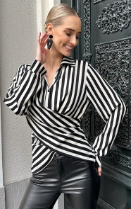 Wikkel-Blouse-Striped-Zwart-5