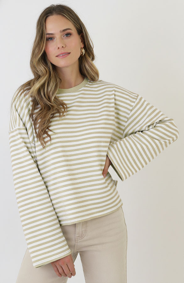 Oversized-Strepen-Top-Katoen-Beige-Off-White-3