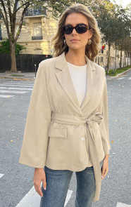 Oversized-Suede-Blazer-Beige-1
