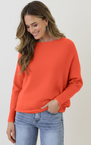 Oversized-Soft-Trui-Koraal-Oranje-3