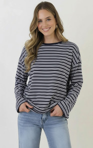 Oversized-Strepen-Top-Katoen-Double-Marine-66-3