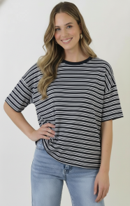 Strepen-t-shirt-double-black-2