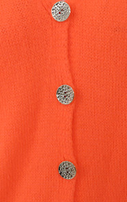 Cardigan-Short-Sleeve-Neon-Orange-1