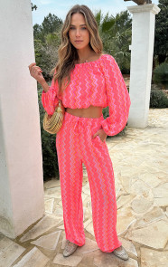 Mousseline-Wide-Leg-Pants-Neon-Fuchsia-2